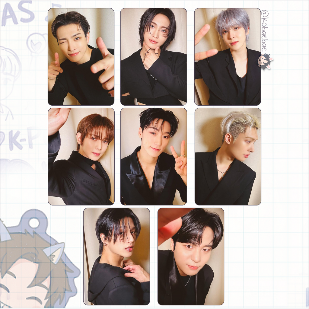 Atz - Self Style Handmade photocards kpop inspired - Bias set 2
