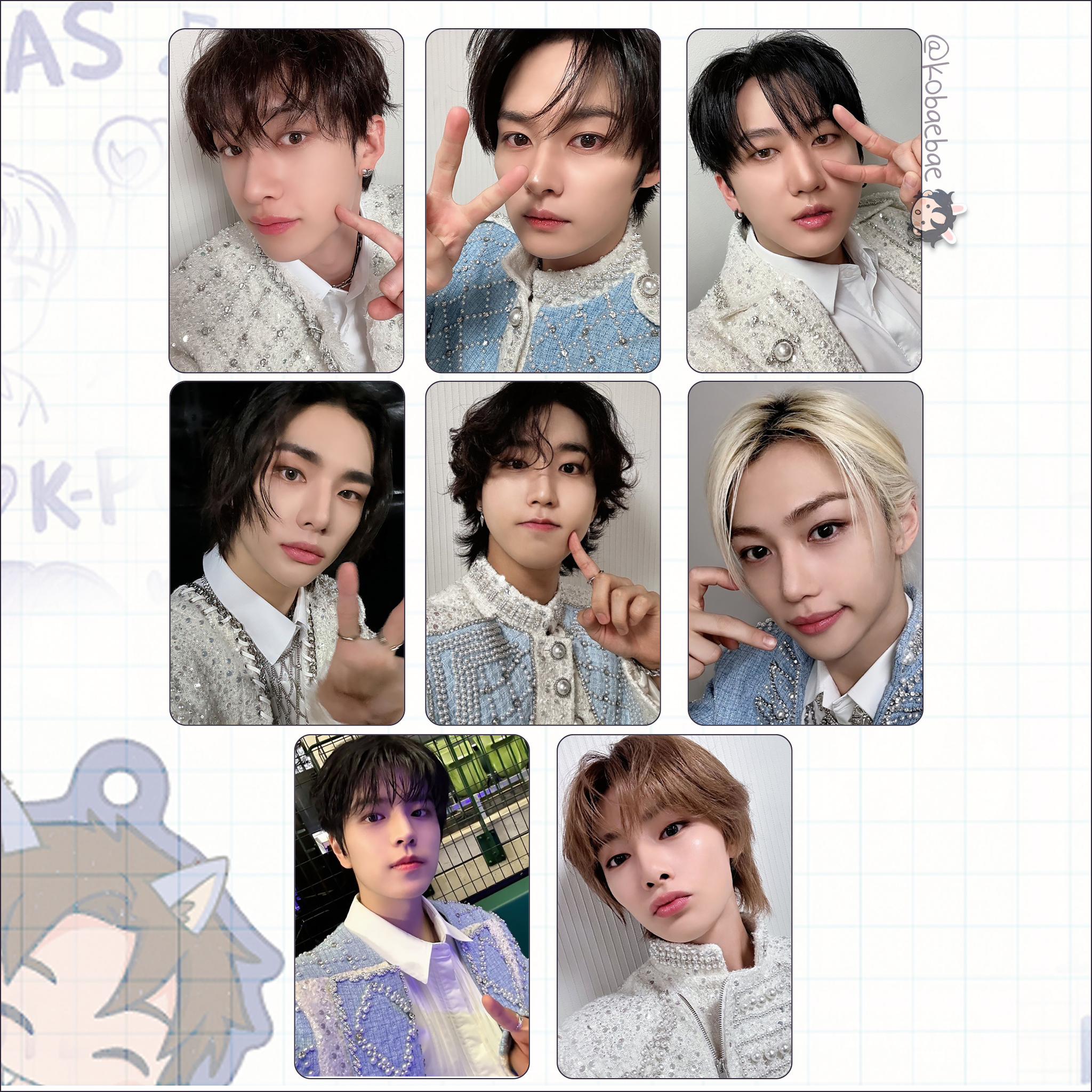 Skz - Handmade photocards kpop inspired - Toy World