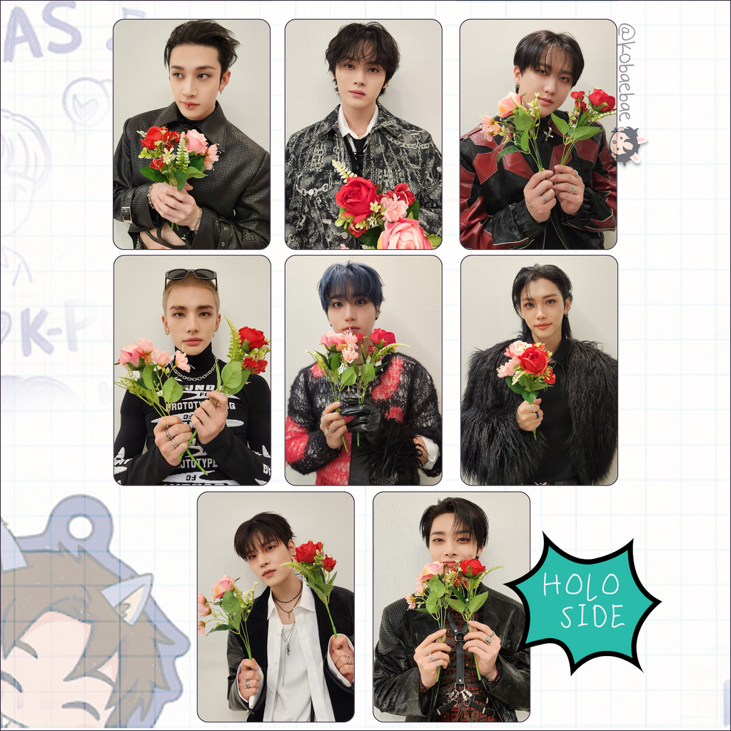 Skz - White Day set  handmade photocards kpop inspired - Holo set 2