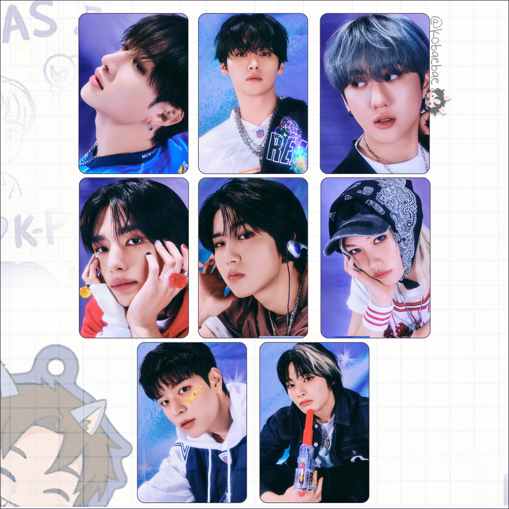 Skz - S.G. Handmade photocards kpop inspired - Street Kids Bias set