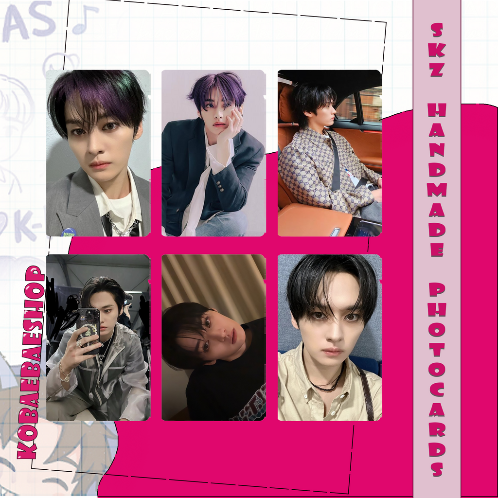 Skz - Minho handmade photocards kpop inspired - Set 3