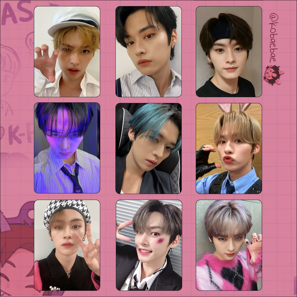 Skz - Lino Handmade photocards kpop inspired - Bias set 4