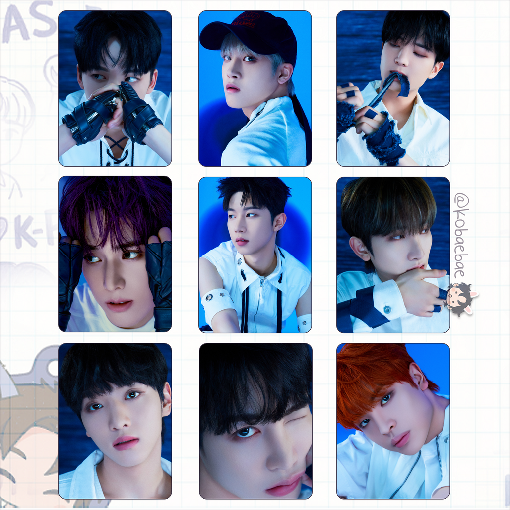 Xkrs - Watch Out handmade photocards kpop inspired - Set Poster Bias