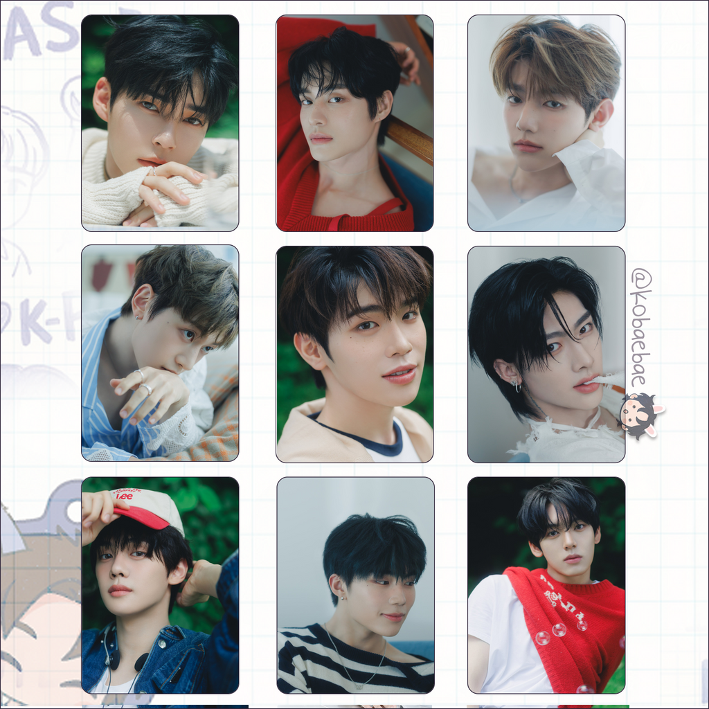 Zb1 - Cinema Parad. Handmade photocards kpop inspired - Romance vers. ot9