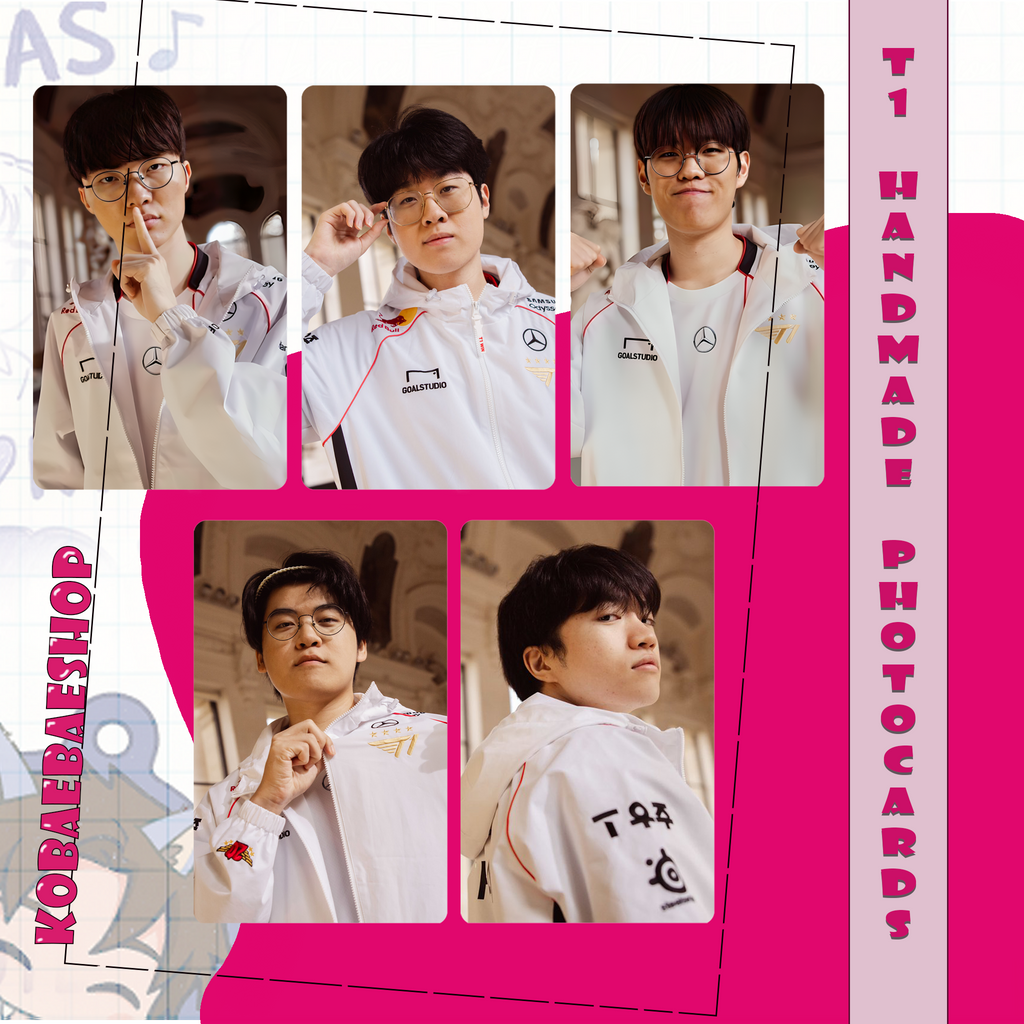 ProPlayer - Team Esports 25 handmade photocards kpop inspired - Set 3