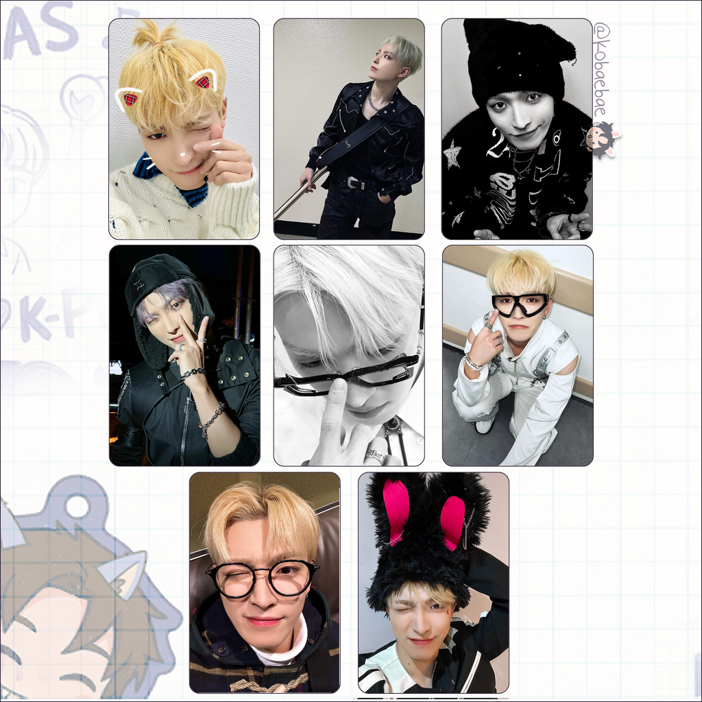 Atz - Joong handmade photocards kpop inspired - Set 4