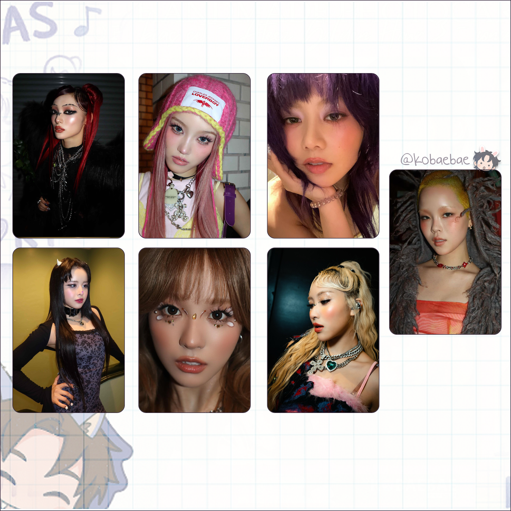 Xg - handmade photocards kpop inspired - Random set 2