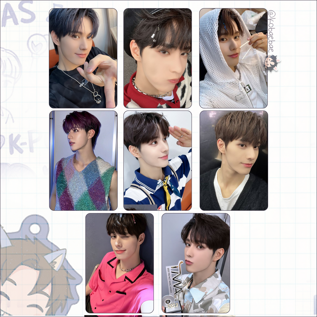 Xkrs - Jinsik handmade photocards kpop inspired - Set 1