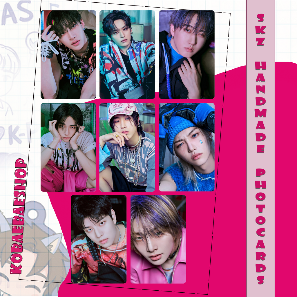 Skz - Jjam (a.t.e)  handmade photocards kpop inspired - Bias Set
