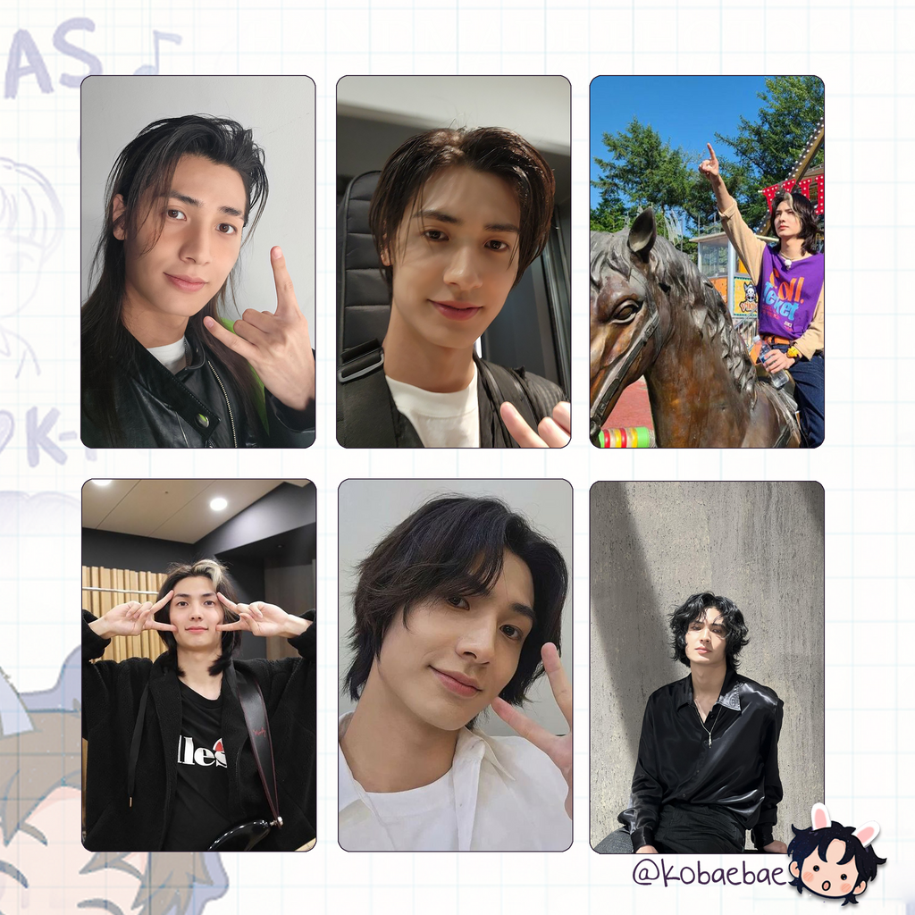 XHR (Xdinary Heroes) - Jooyeon Handmade photocards kpop inspired - Bias set 3