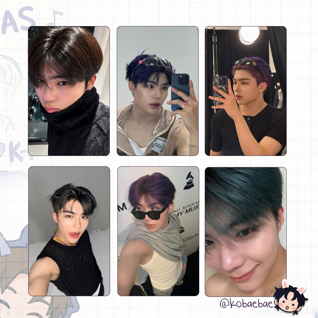 Zb1 - Gunwook handmade photocards kpop inspired - Set 2