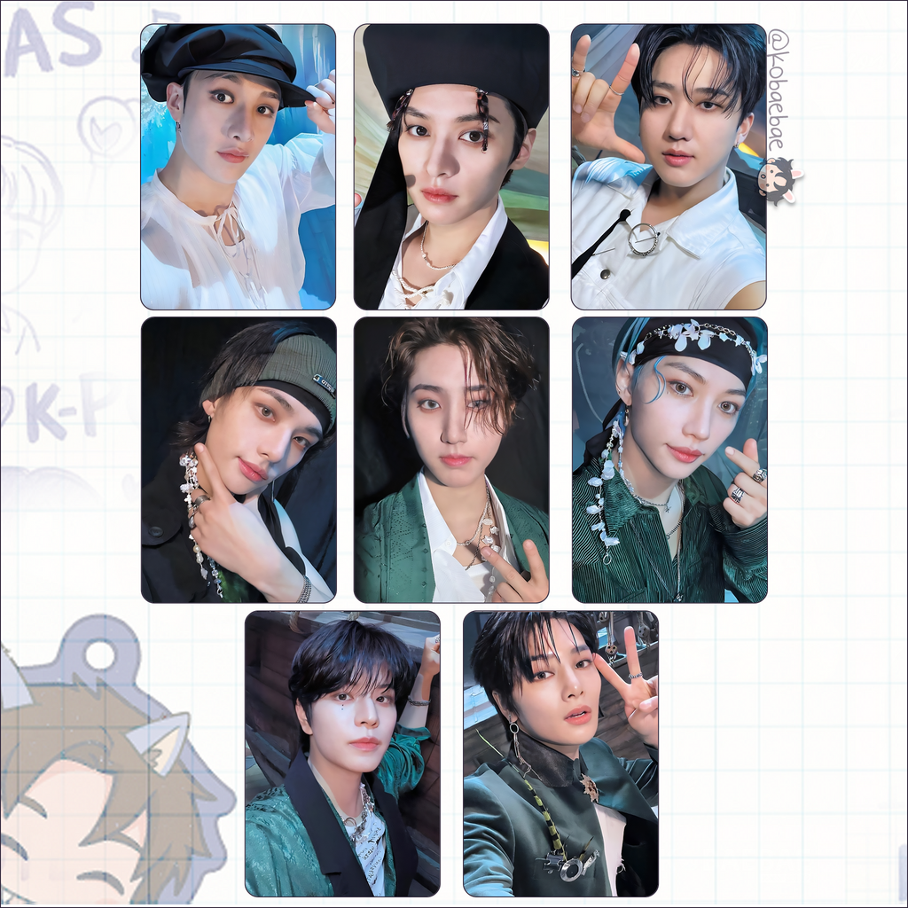 Skz - Handmade photocards kpop inspired - M.elon set 1