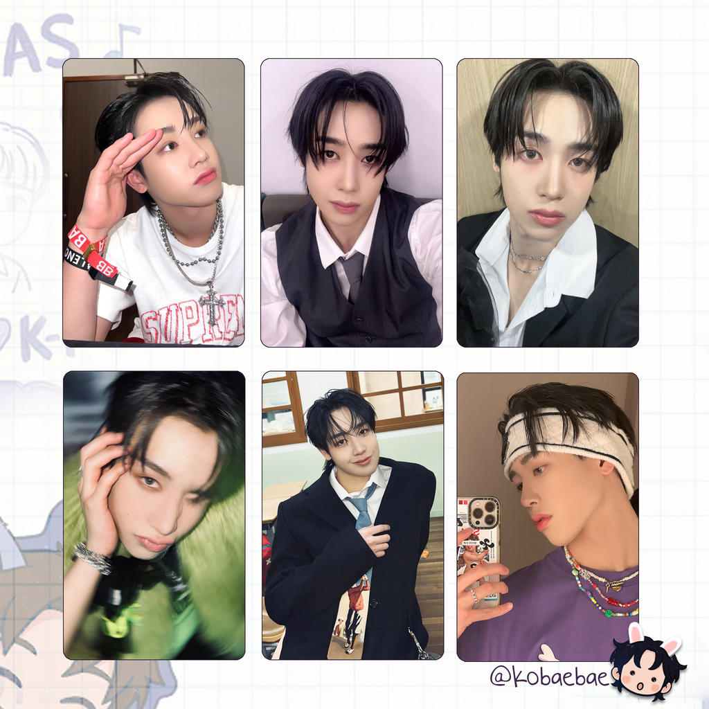 Xikers - Hunter handmade photocards kpop inspired - Set 2