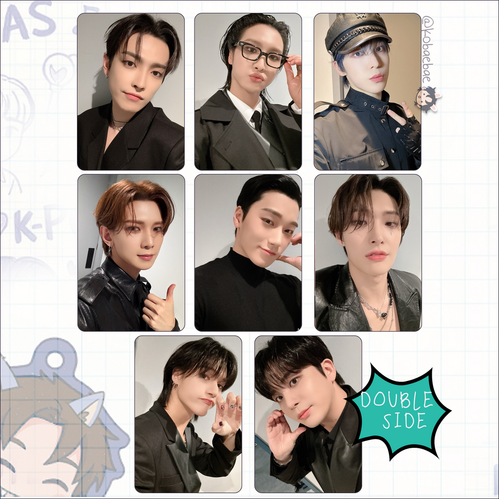 Atz - Self Style Handmade photocards kpop inspired - Double side set 1