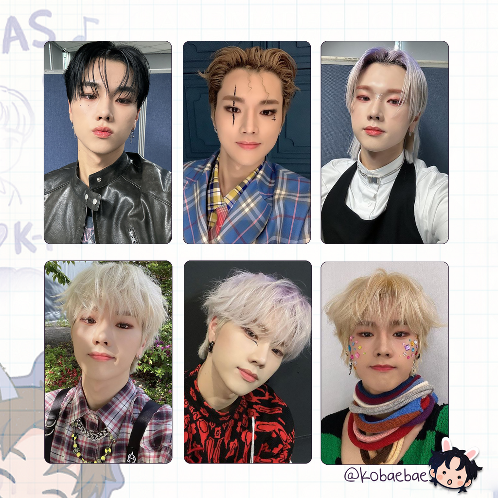 XHR - Jungsu Handmade photocards kpop inspired - Bias set 2