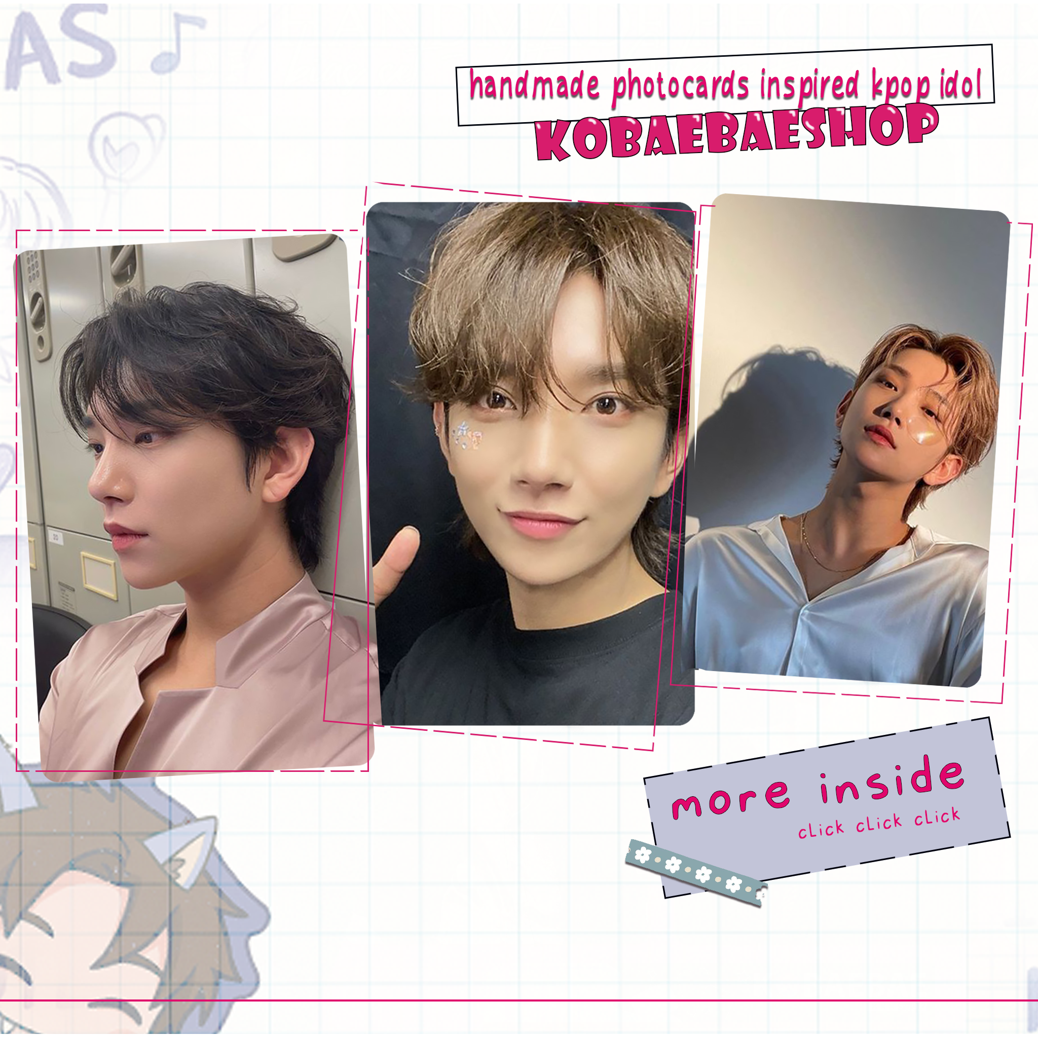 Svt - Josh Handmade photocards kpop inspired - Bias Set 1