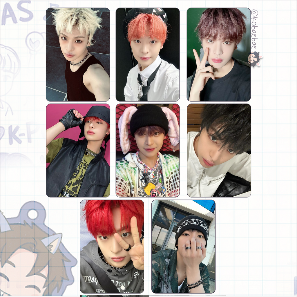 Xkrs - Yechan handmade photocards kpop inspired - Set 1