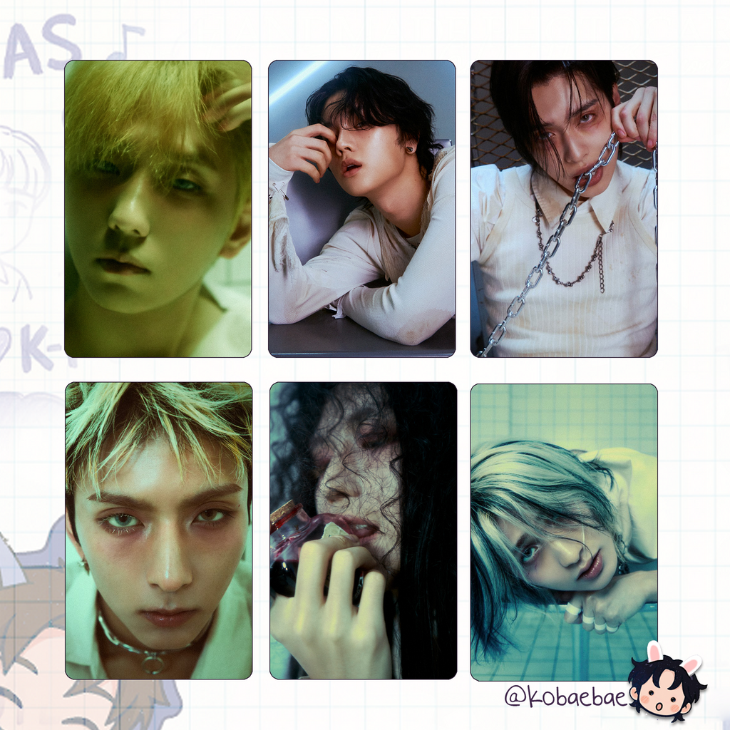 XHR - Fire My Sweet Mis. Handmade photocards kpop inspired - Bias set