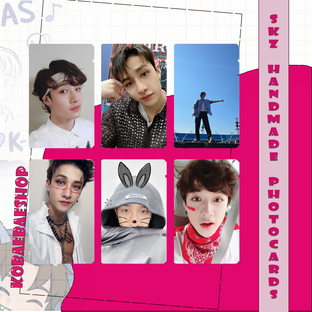 Skz - Channie handmade photocards kpop inspired - Set 3