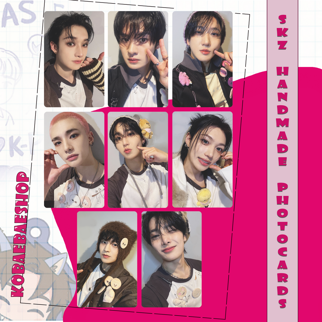 Skz - 7th Anniversary Handmade photocards kpop inspired - Bias Set
