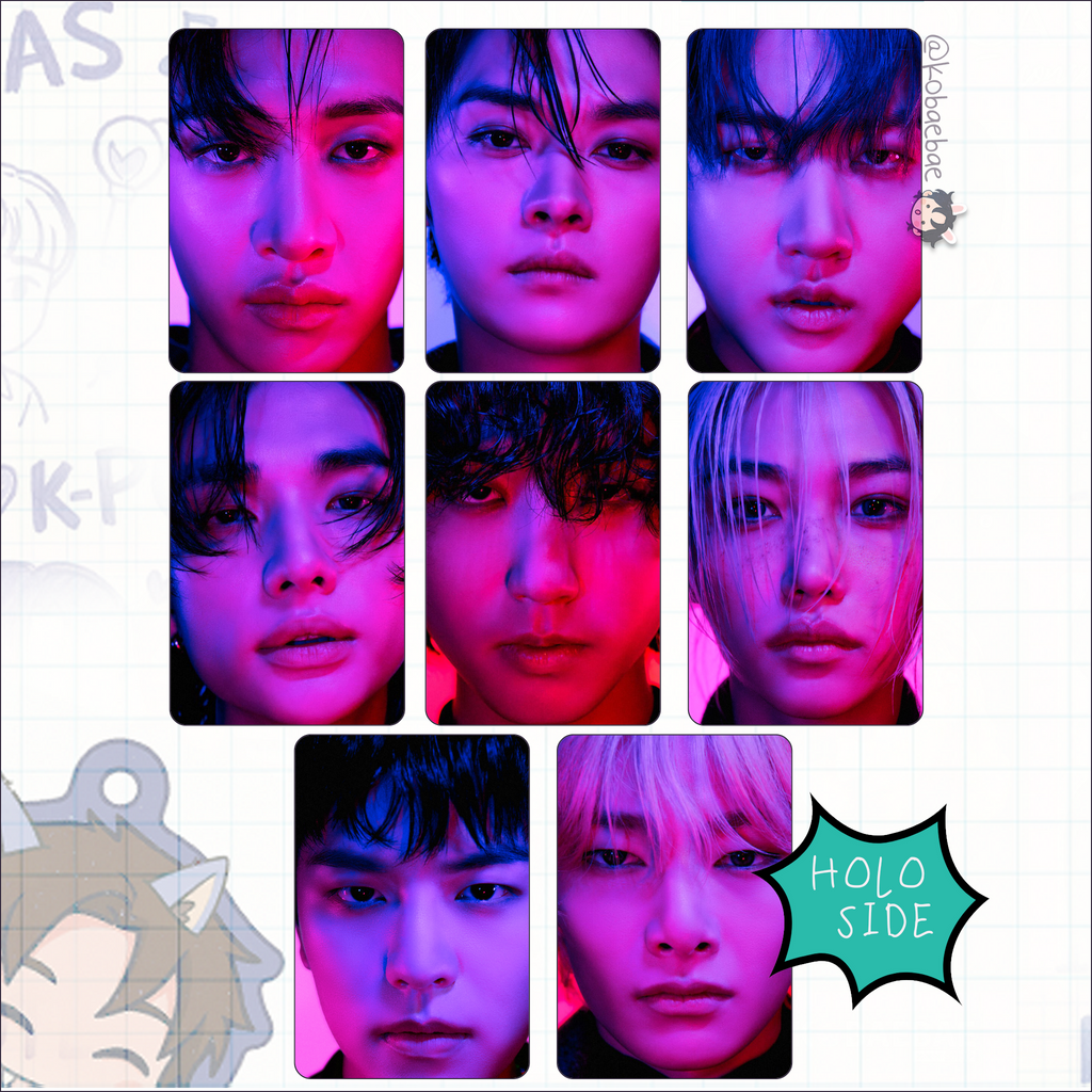 Skz - R.S. set  handmade photocards kpop inspired - Holo set