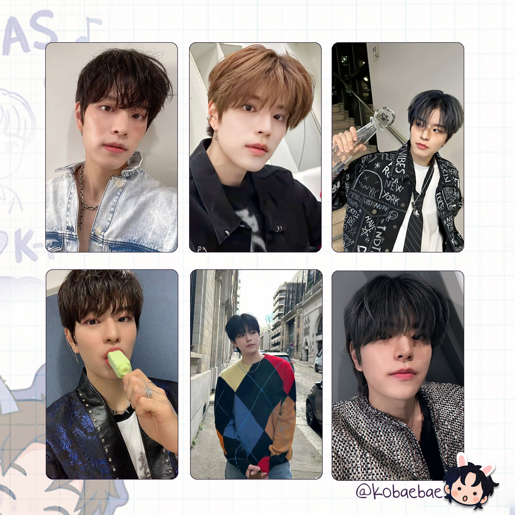 Skz (Stray Kids) - Seungmin handmade photocards kpop inspired - Set 8