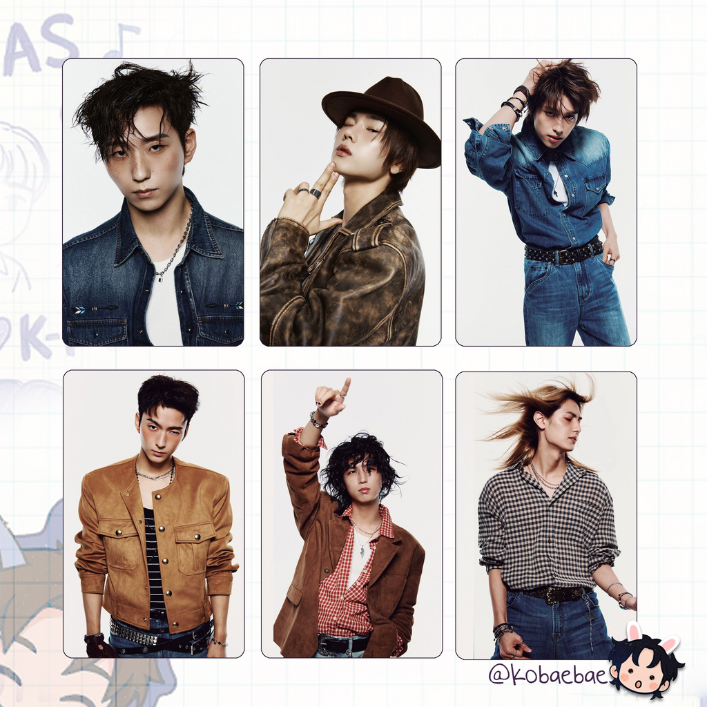 Xdinary Heroes - Esq. handmade photocards kpop inspired - double side set