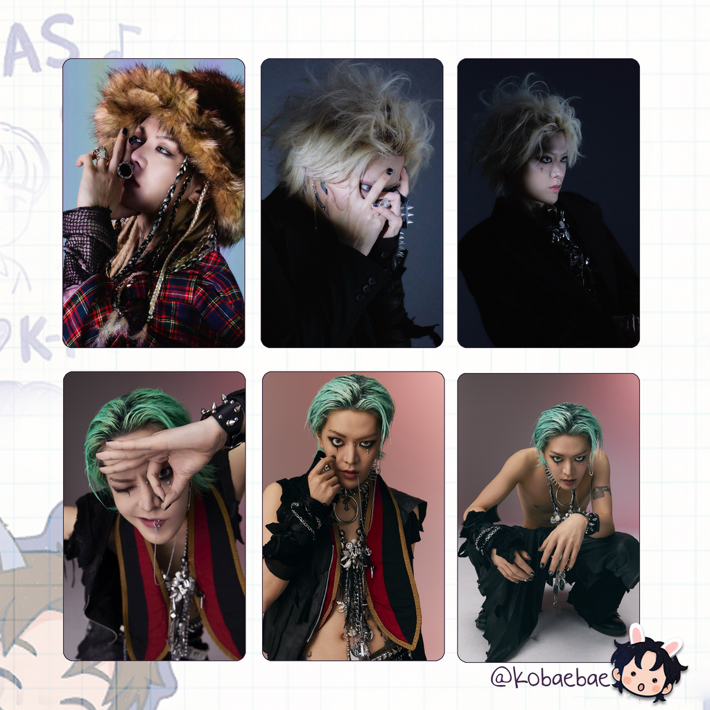 Yuta - 1th Persona handmade photocards kpop inspired - bias set