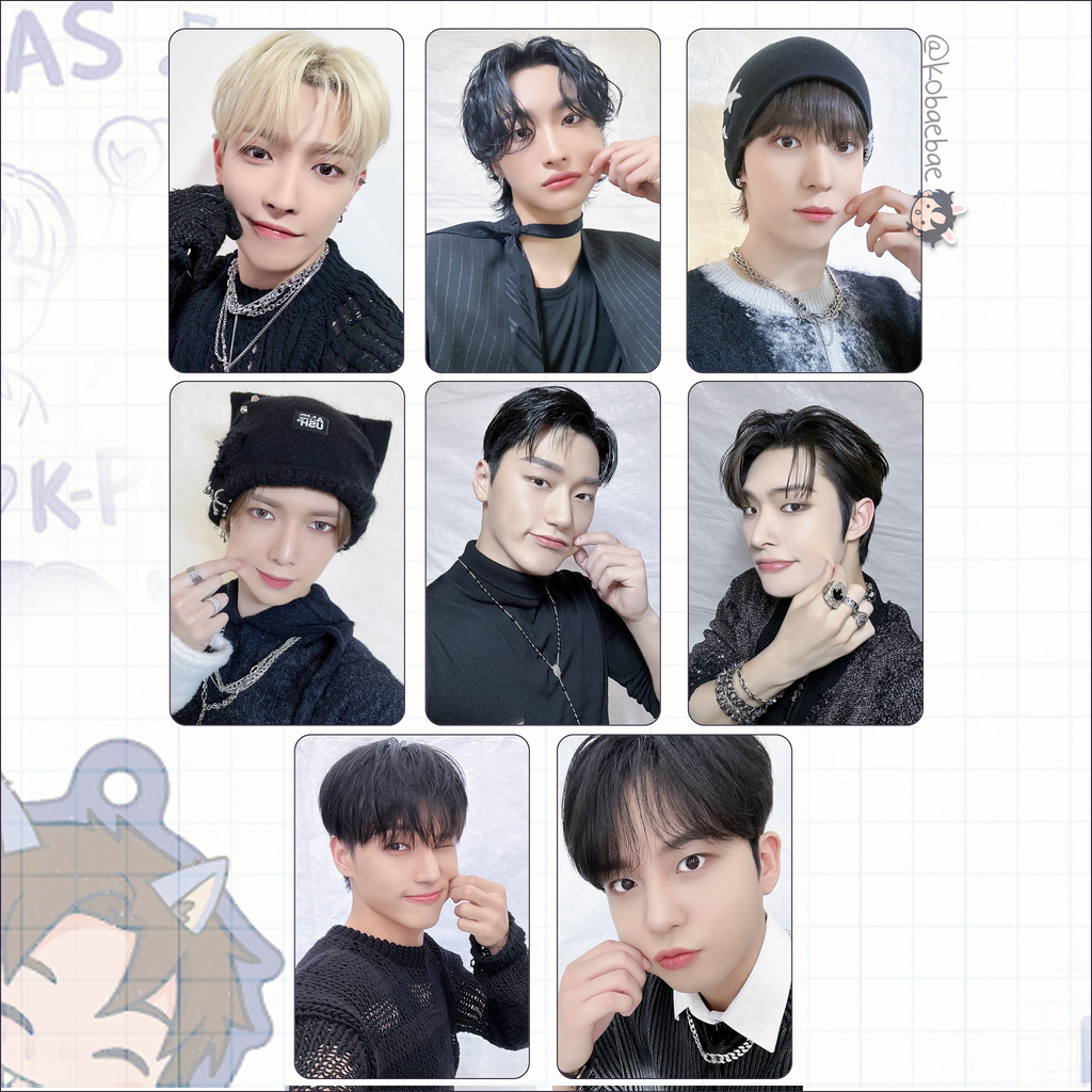 Atz - Bloggy handmade photocards kpop inspired - Bias set 2