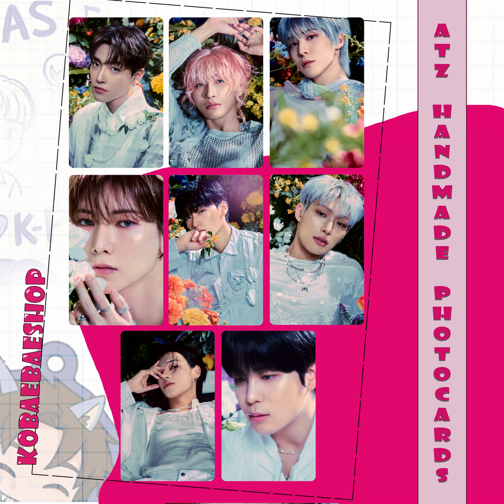 Atz - Golden H. 2 -  Handmade photocards kpop inspired - Diary vers.