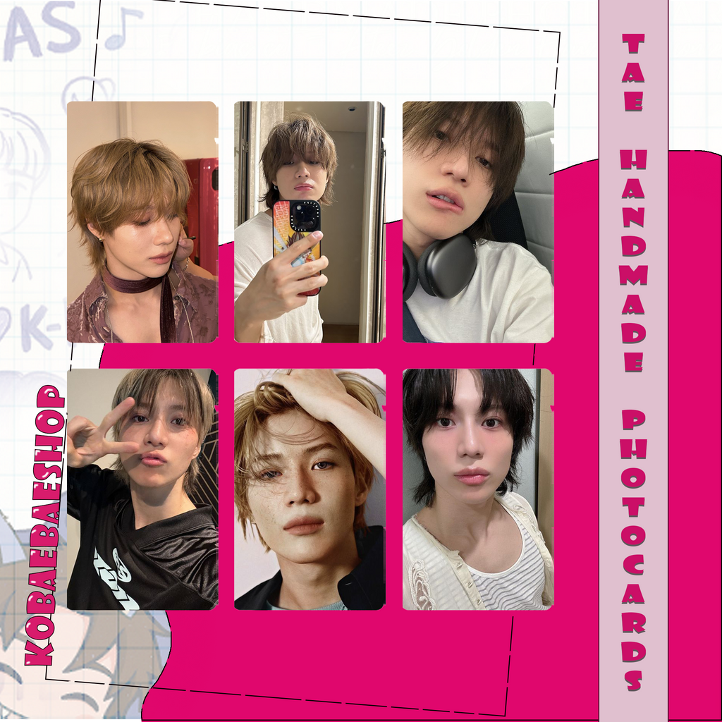 Taemin - Handmade photocards kpop inspired - Bias set 1