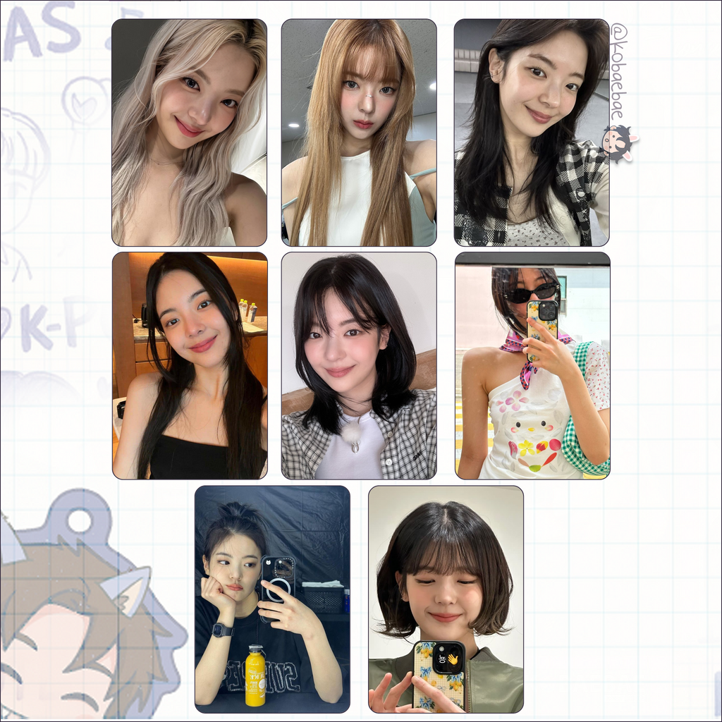 Itzy - Lia handmade photocards kpop inspired - Set 3
