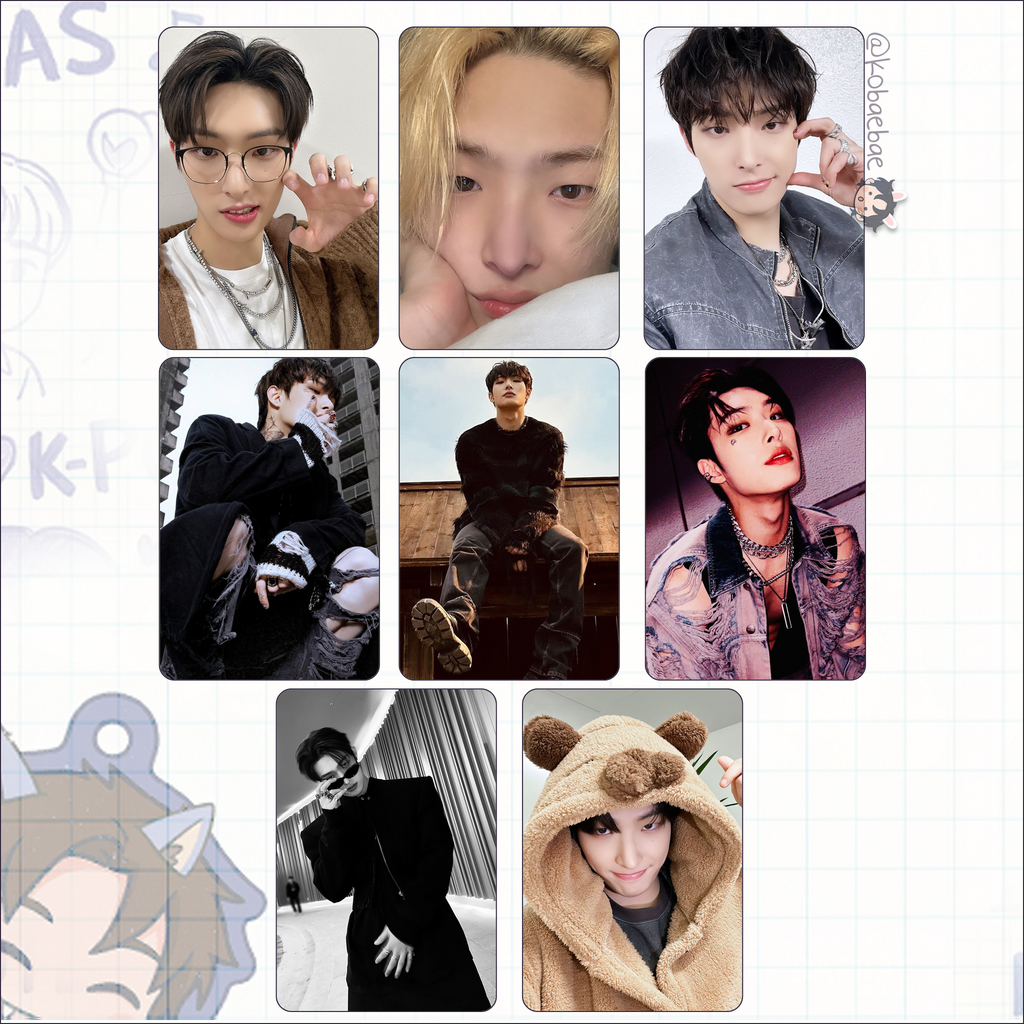 Atz - Mingi handmade photocards kpop inspired - Set 4