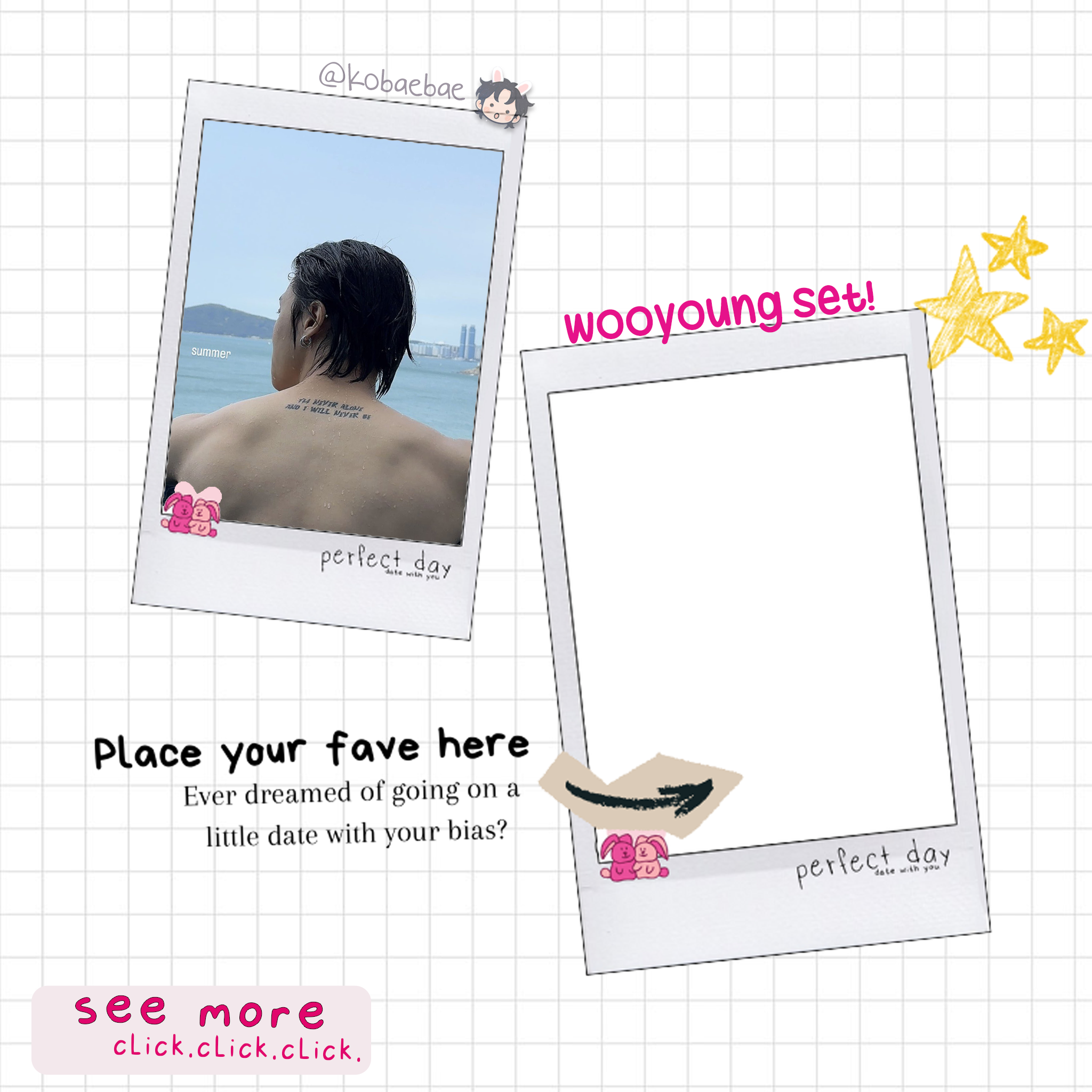 Atz - Date with My Bias - Woo Instant-Style Fanmade Photo Print