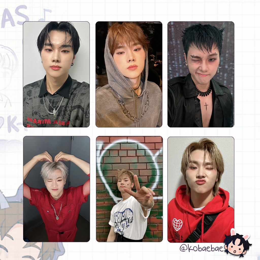 XHR (Xdinary Heroes) - Jungsu Handmade photocards kpop inspired - Bias set 3