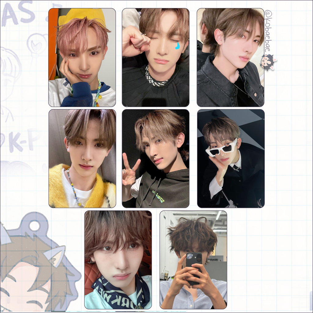 Xkrs - Seeun handmade photocards kpop inspired - Set 1
