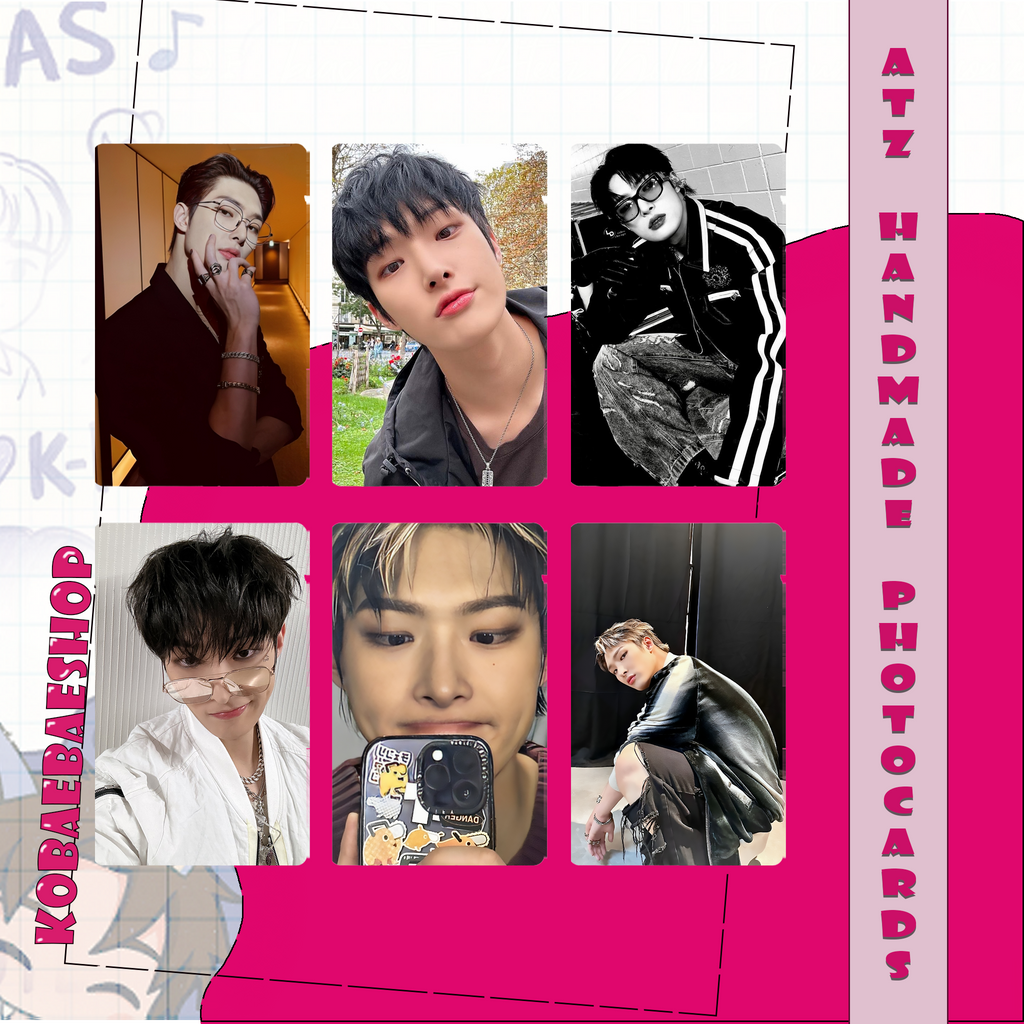 Atz - Mingie handmade photocards kpop inspired - Set 3