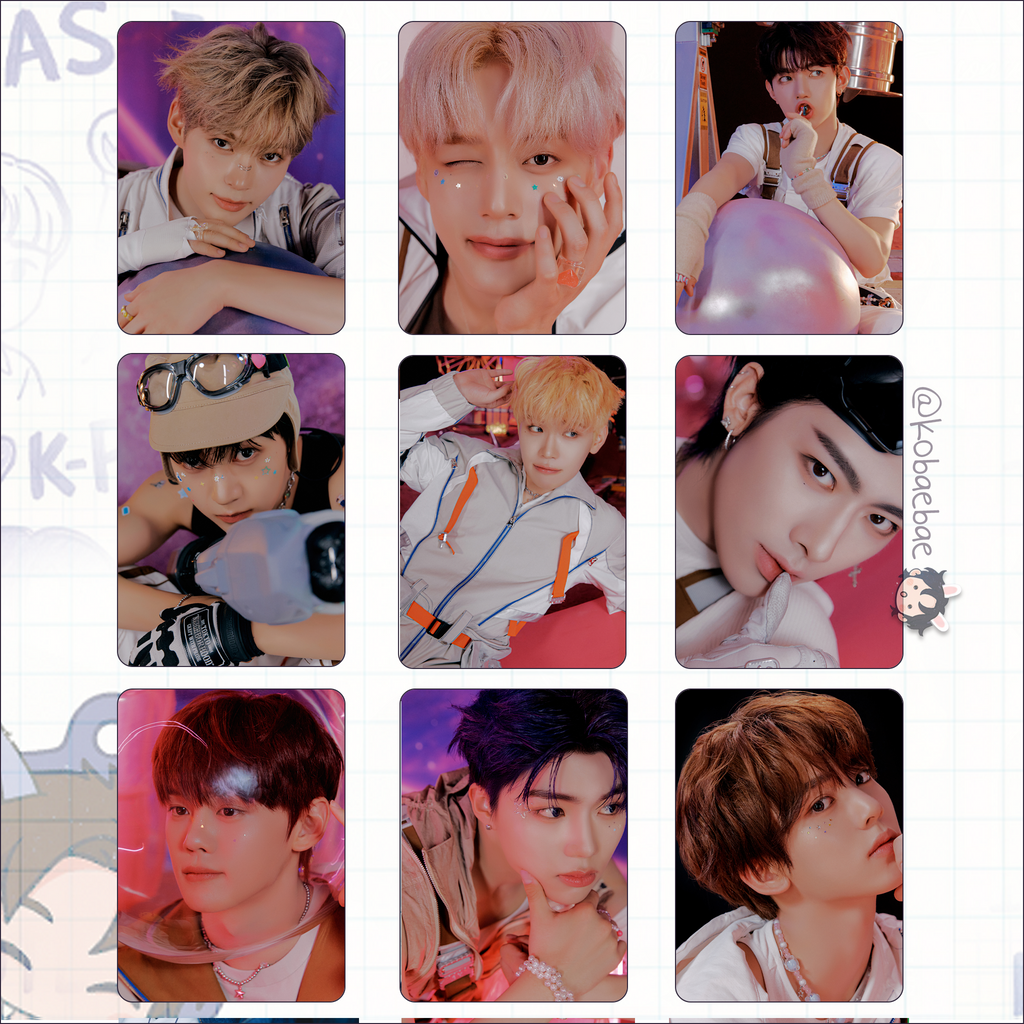 Zb1 - Cinema parad. Handmade photocards kpop inspired - Sf vers. ot9