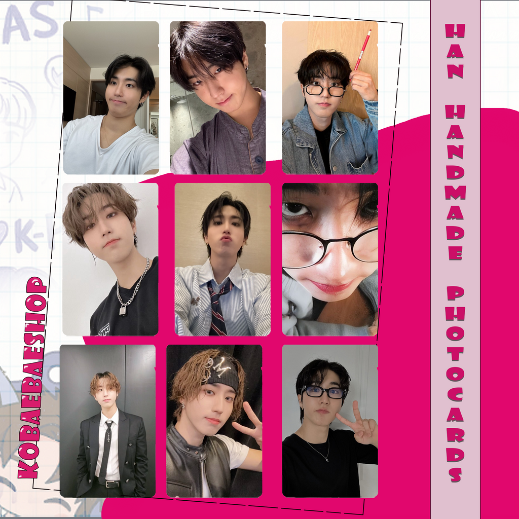 Skz - Han handmade photocards kpop inspired - Set 2