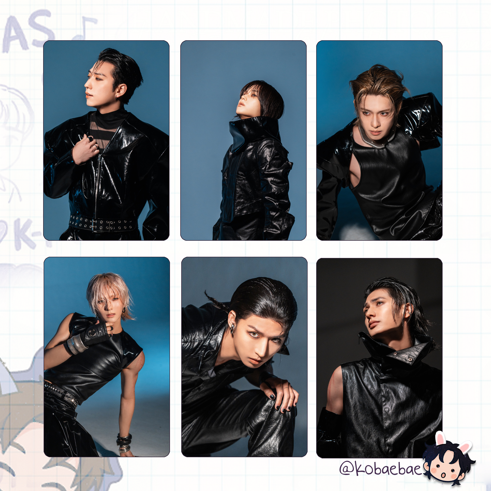Xdinary Heroes - 8th Mini Album handmade photocards kpop inspired - set 1