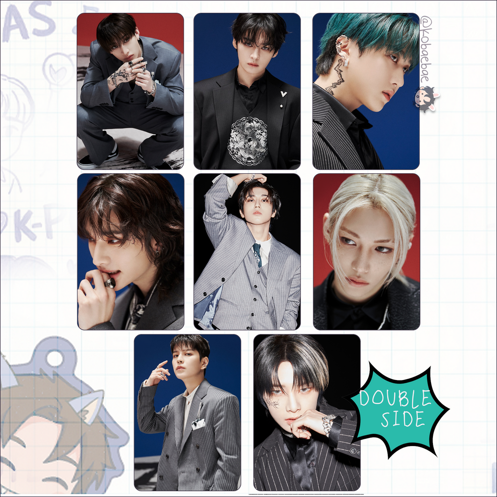 Skz - H.o.p Handmade photocards kpop inspired - Double side set 2