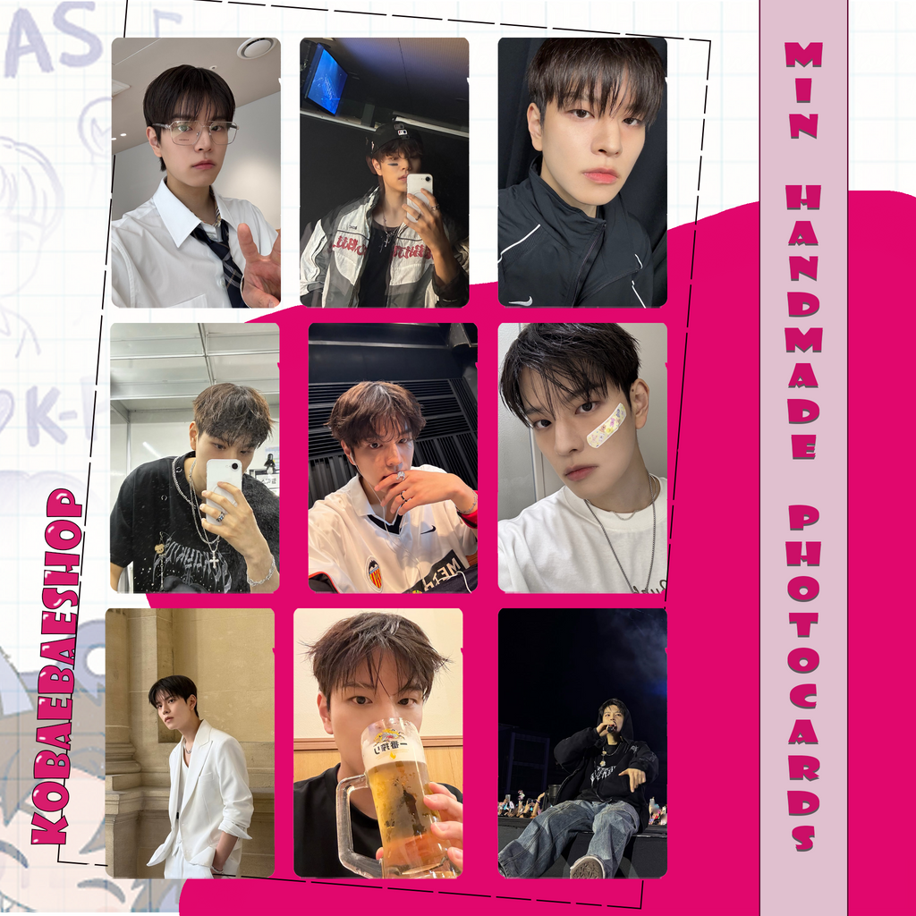 Skz - Min handmade photocards kpop inspired - Set 2