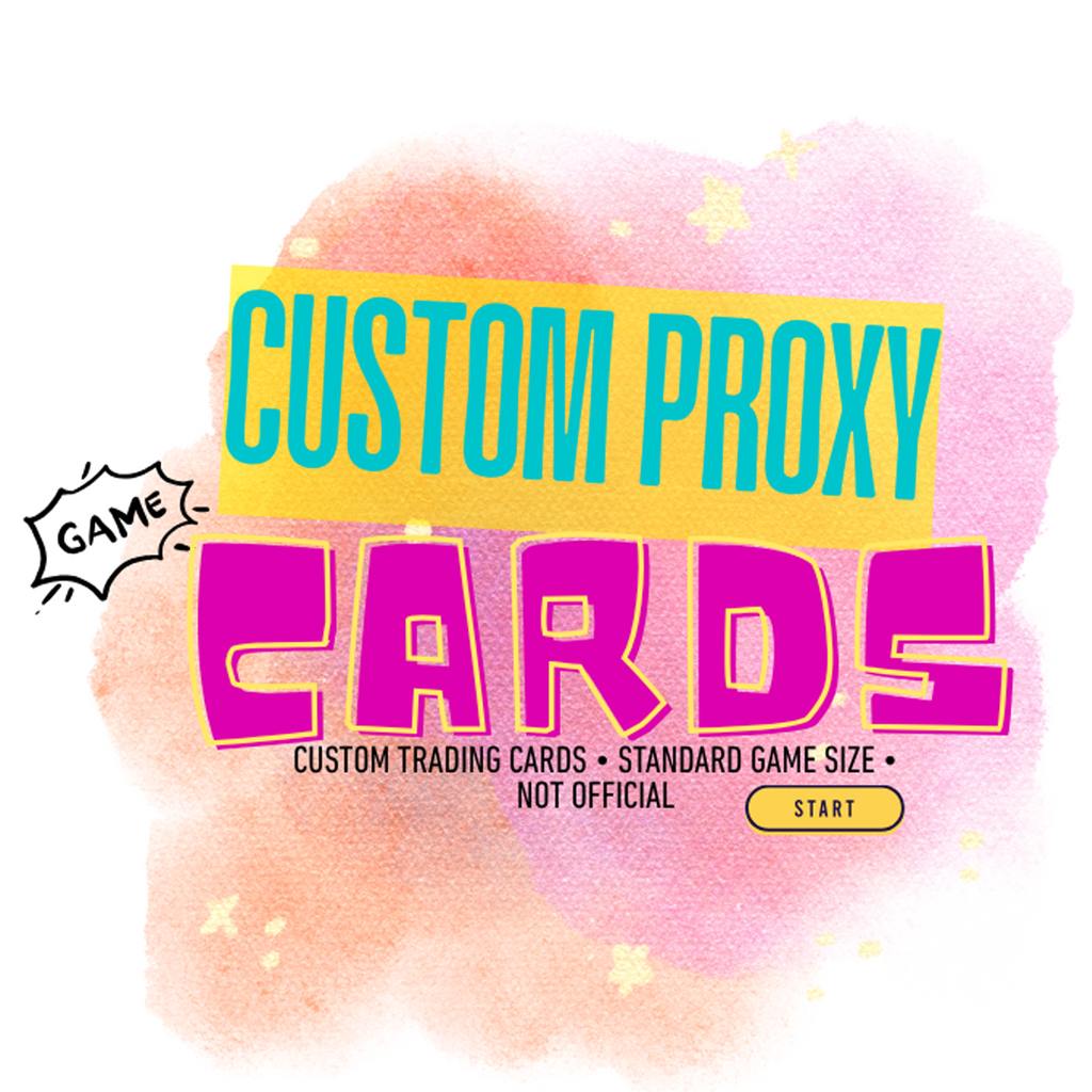 Custom Game Proxy Cards – handmade & laminated