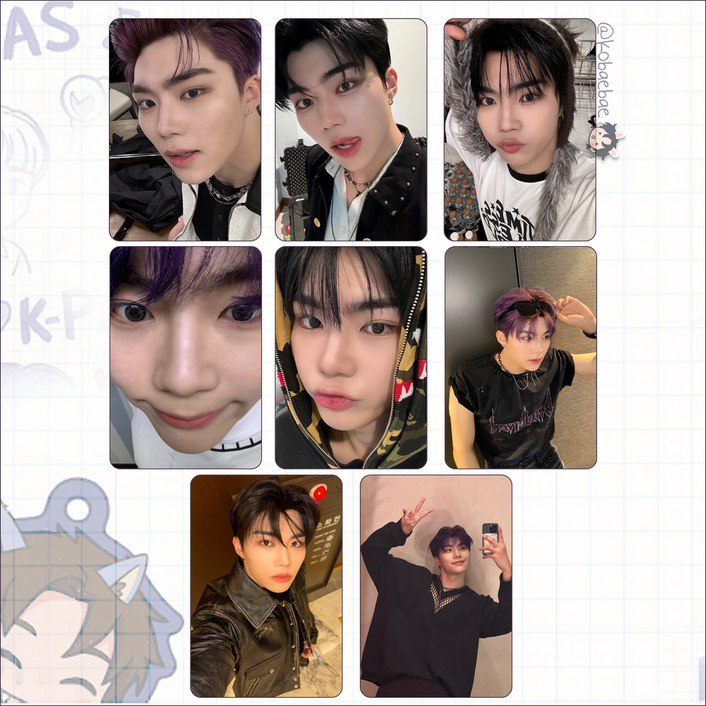 Zb1 - Gunwook handmade photocards kpop inspired - Set 3