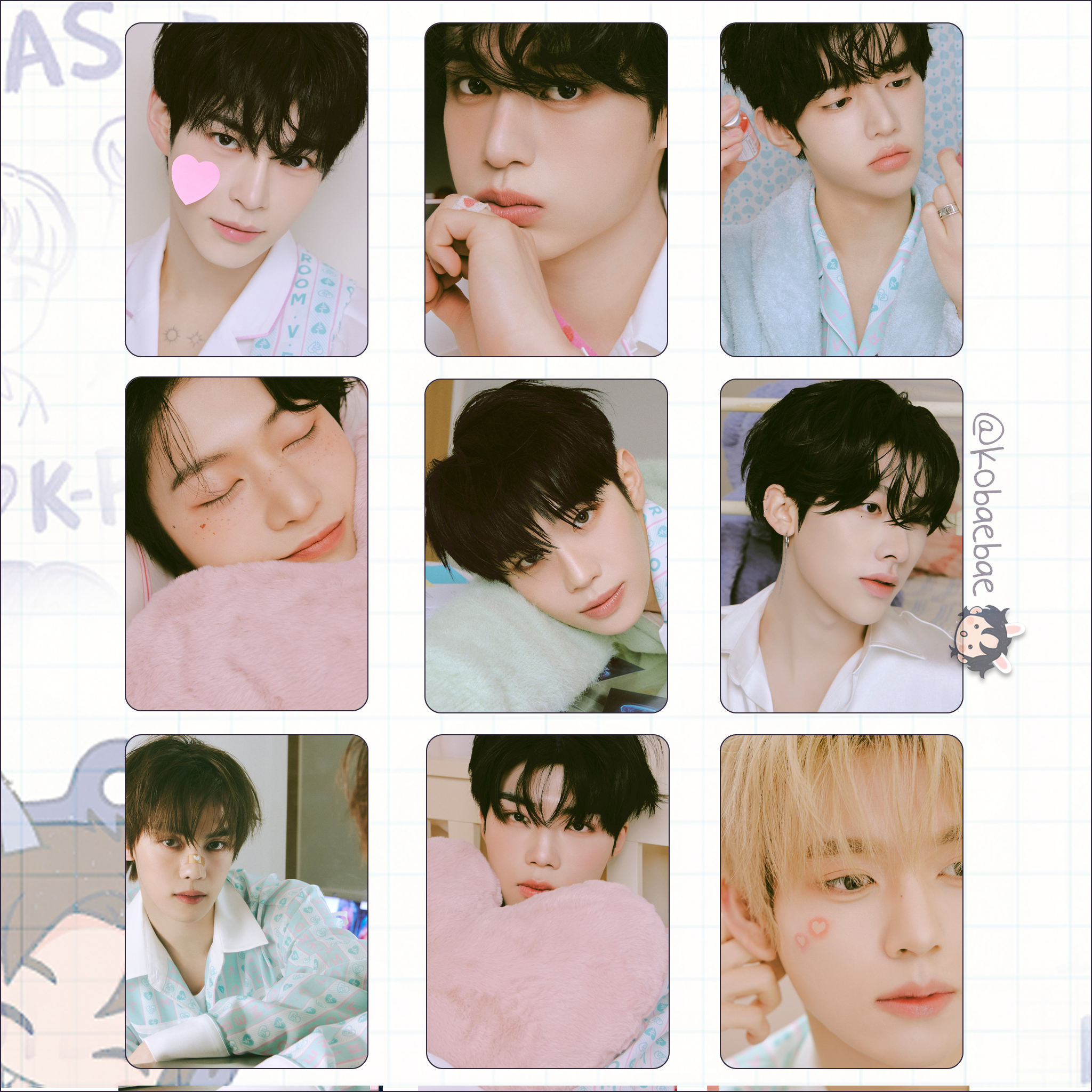 Zb1 - Doctor! Handmade photocards kpop inspired - Bias set 2