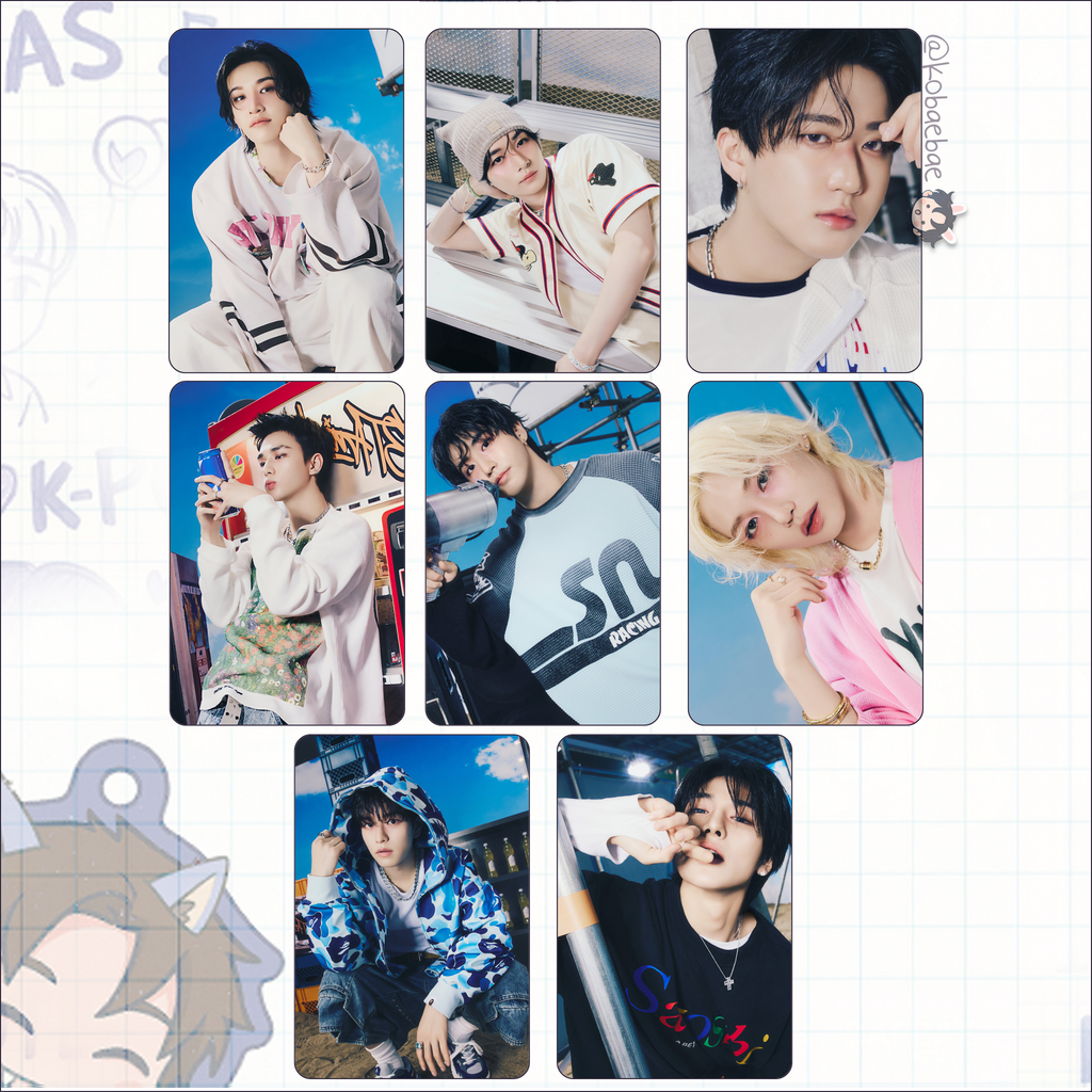 Skz (Stray Kids) - Dominate T. handmade photocards kpop inspired - Bias set