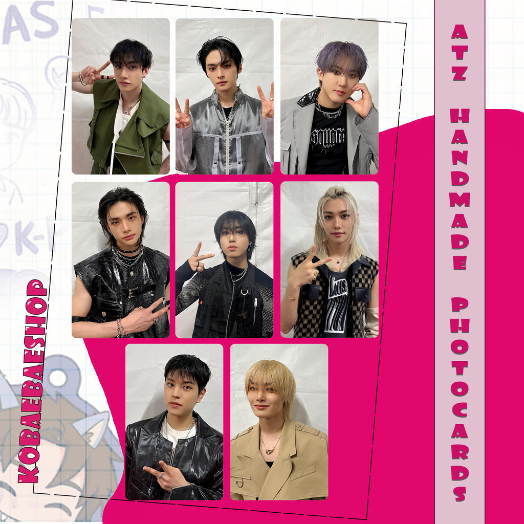 Skz - Ate Handmade photocards kpop inspired - Tube set