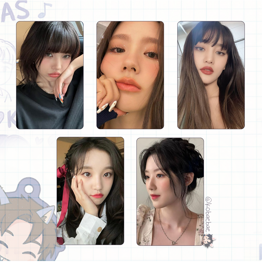 Idle - handmade photocards kpop inspired - Random set 1
