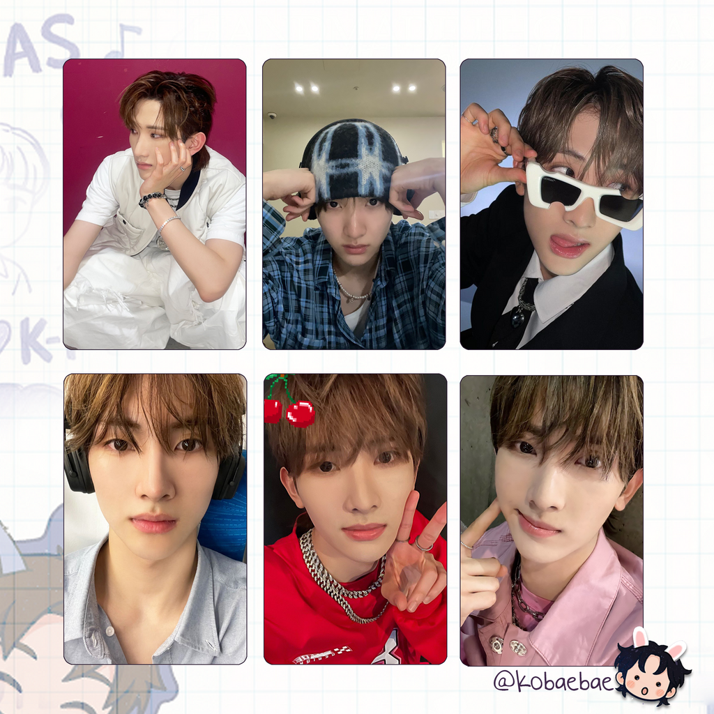 Xikers - Seeun handmade photocards kpop inspired - Set 2