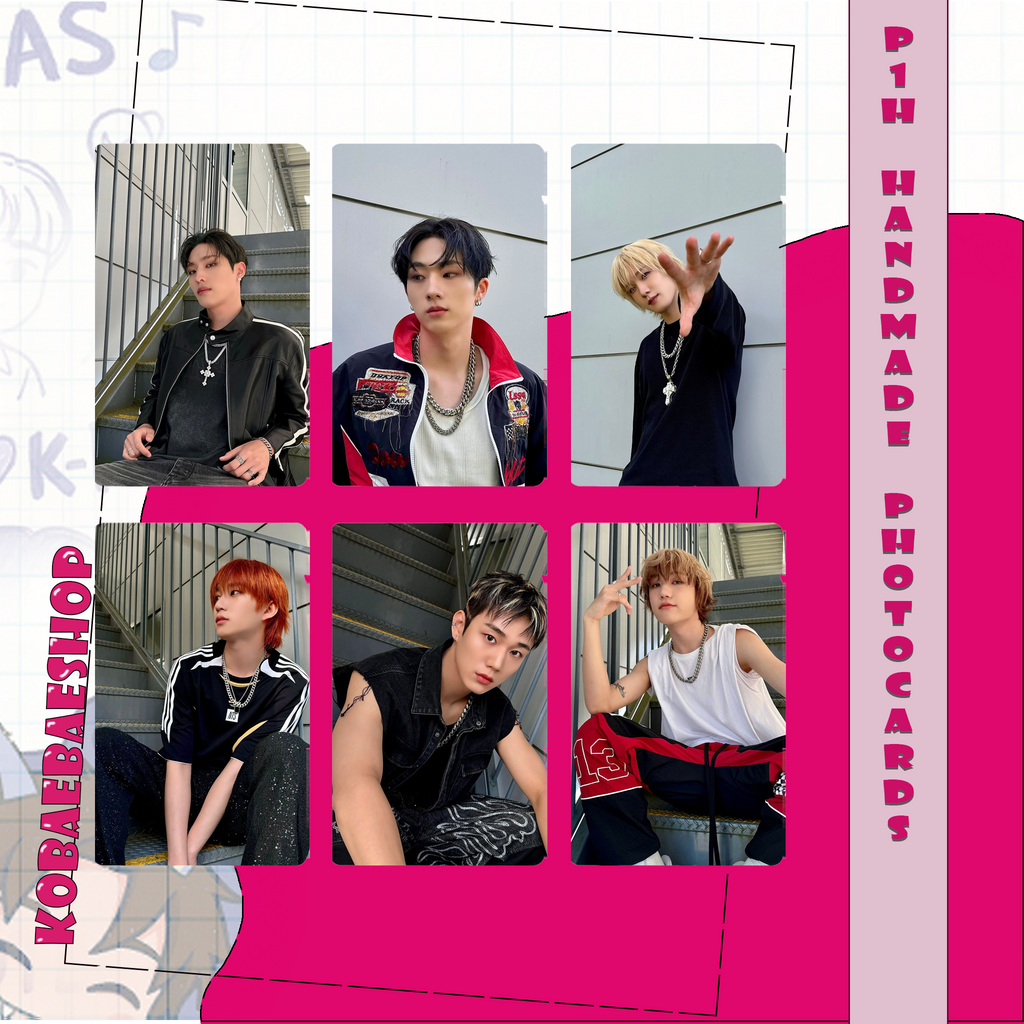 P1h - IG handmade photocards kpop inspired - Set bias